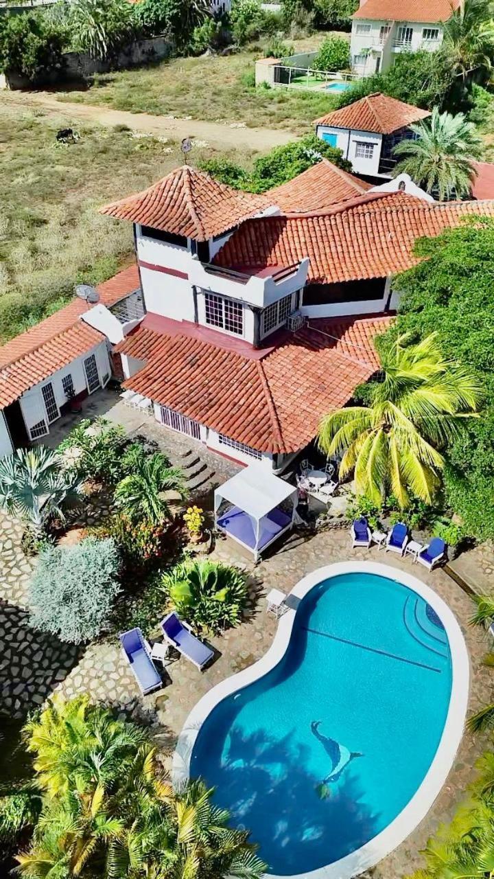 Rancho Rebecca, Villa De Lujo Para Un Max 10 Personas, Vistas Panoramicas Playa Y Montanas, Piscina, 5 H, 5 B En Guarame, Isla De Margarita Flandes Exterior photo